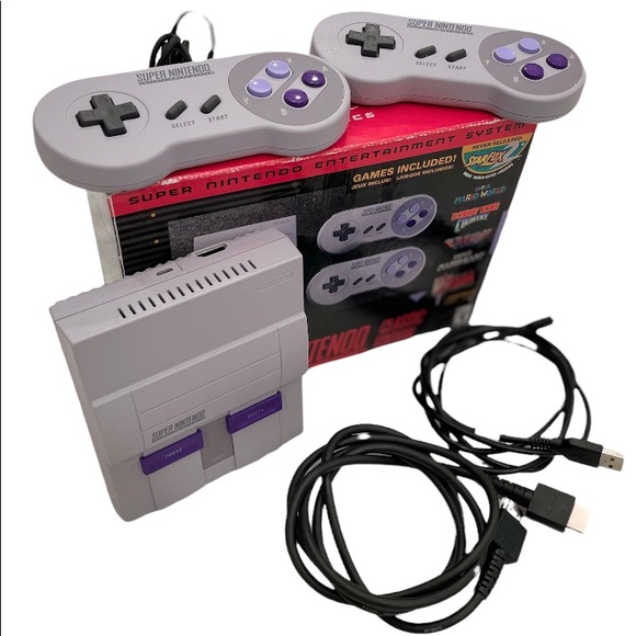 Super Nintendo entertainment system classical edition 20+ games